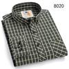 Flanell-Plaidhemden für Herren Klassischer Stil Langarm Umlegekragen Freizeitkleidung Täglicher Gebrauch Pflegeleicht Weiches Material Hemden