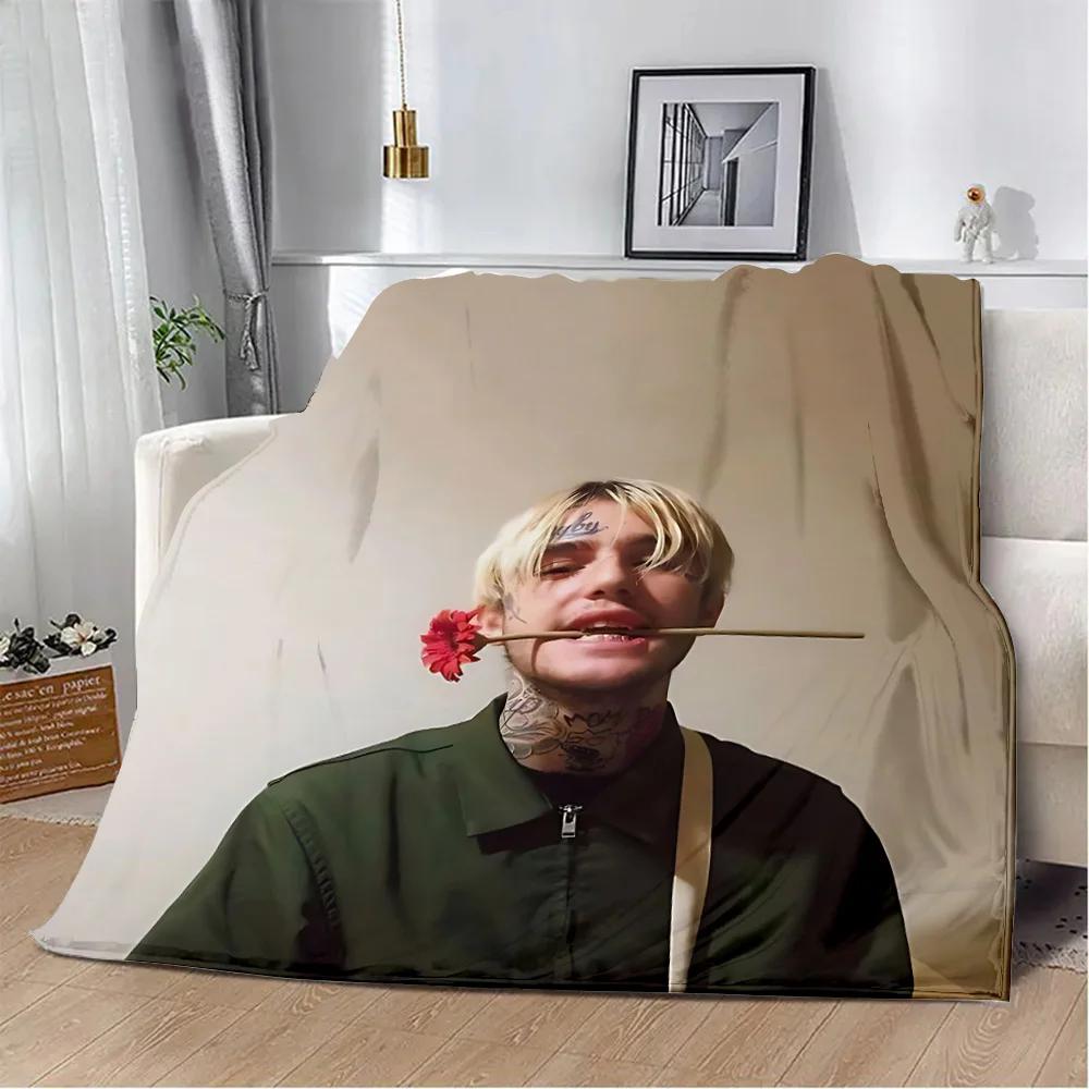 Heißer Sänger Bedruckte Decke Picknickdecken Warme Decke Weich und L-Lil P-Peep Bequeme Decke Zuhause Reise Geburtstagsgeschenk