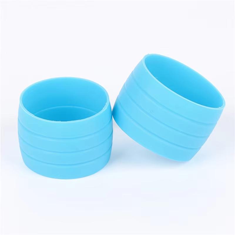 Ready Stocked 1 Pair Road Bike Handlebar Tape plugs Anti-Skip Rubber Silicone Plug Bicycle end Bar Fixed Ring Waterproof Wear