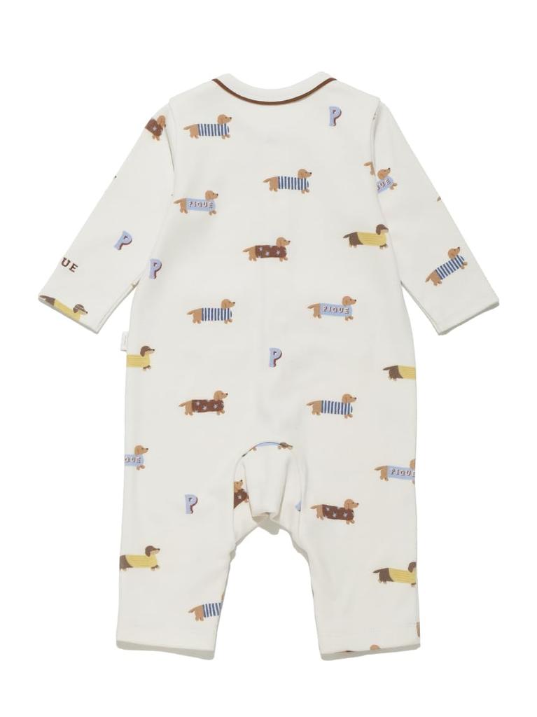 [BABY] Dachshund Print Romper PBCO255755CRM80