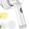 Multifunctional Handheld Electric Cleaning Brush and Shoe Polisher for Kitchen and Bathroom