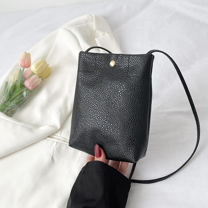 Trendy Mini Crossbody Bag 2022 Spring Fashion Simple Pure Color Small Square Bag