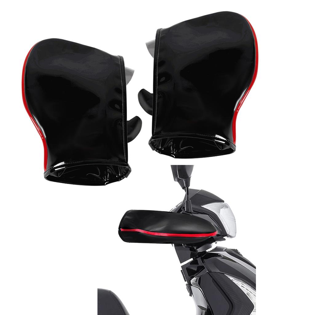 Handlebar Mittens Cold Weather Motorcycles Handlebar Mittens Windproof & Coldproof PU Handle Warmer Covers