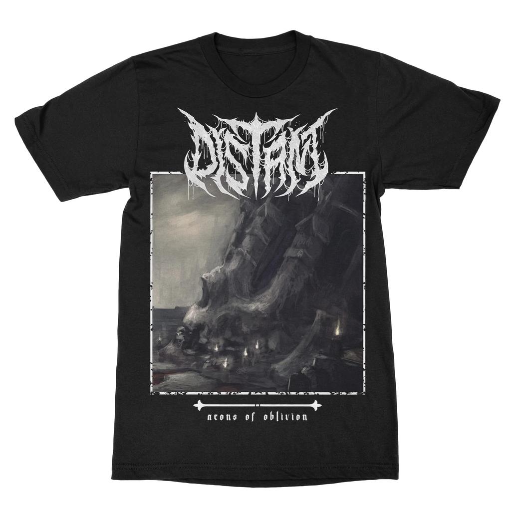 Distant Aeons Art Band Rock Music Art Style Summer Casual TShirt Unisexs and Womens Luxury Brand Top New