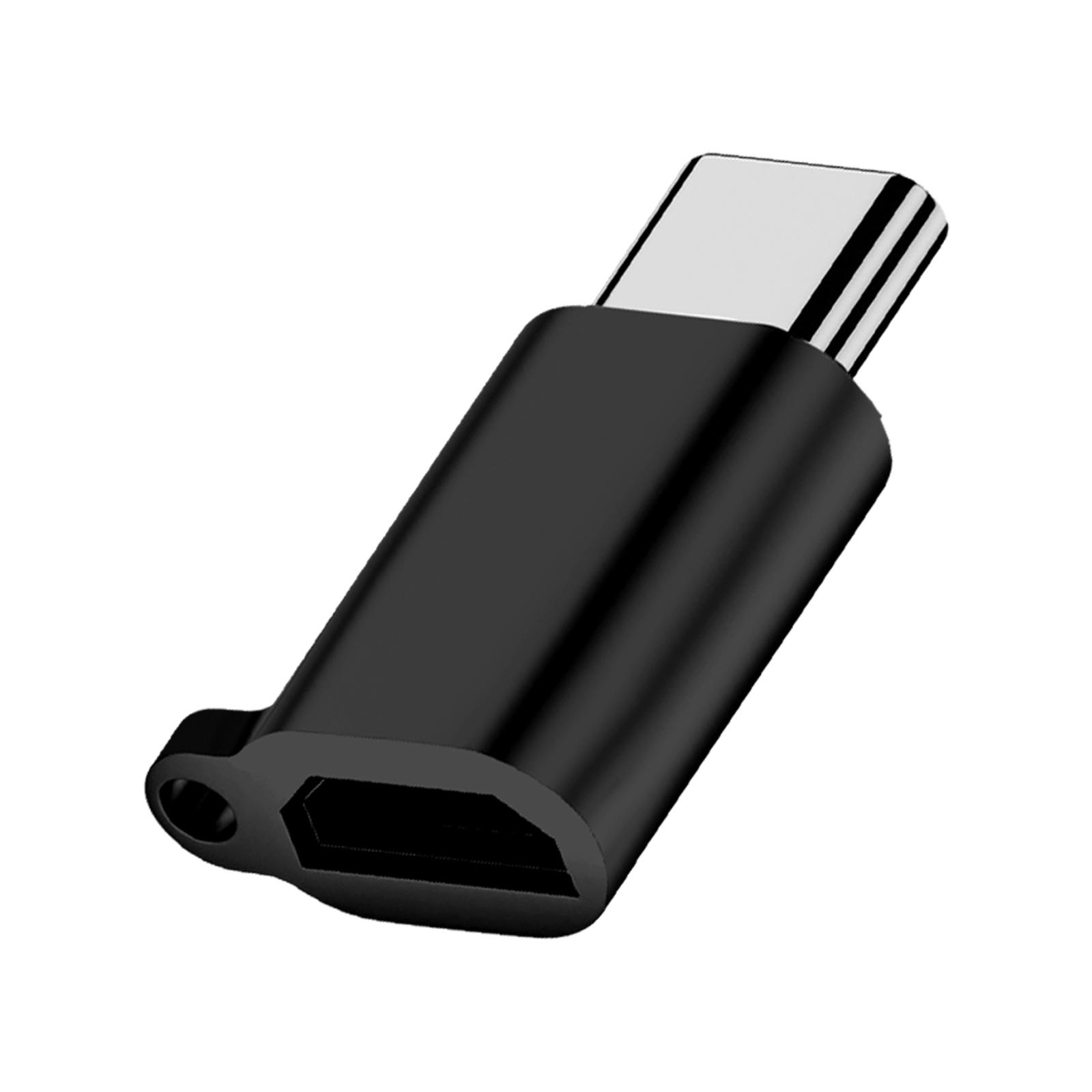 

Mini Compact USB Type C Female to Micro USB Male Adapter Connector for smart phone,With lanyard opening