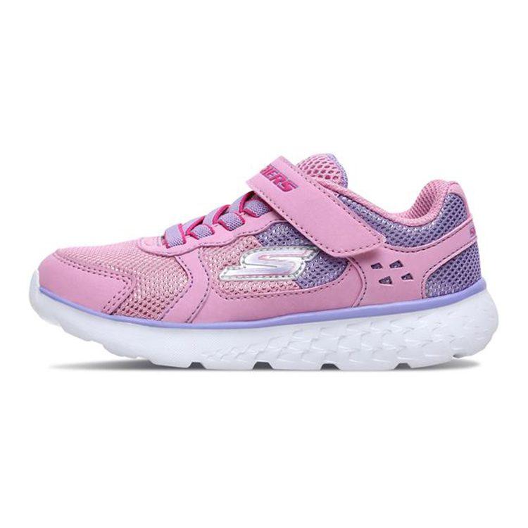 Skechers Go Run 400 Abrasion Resistant Breathable Low top Kids' Running Shoes Pink Purple 81358L-PKLV