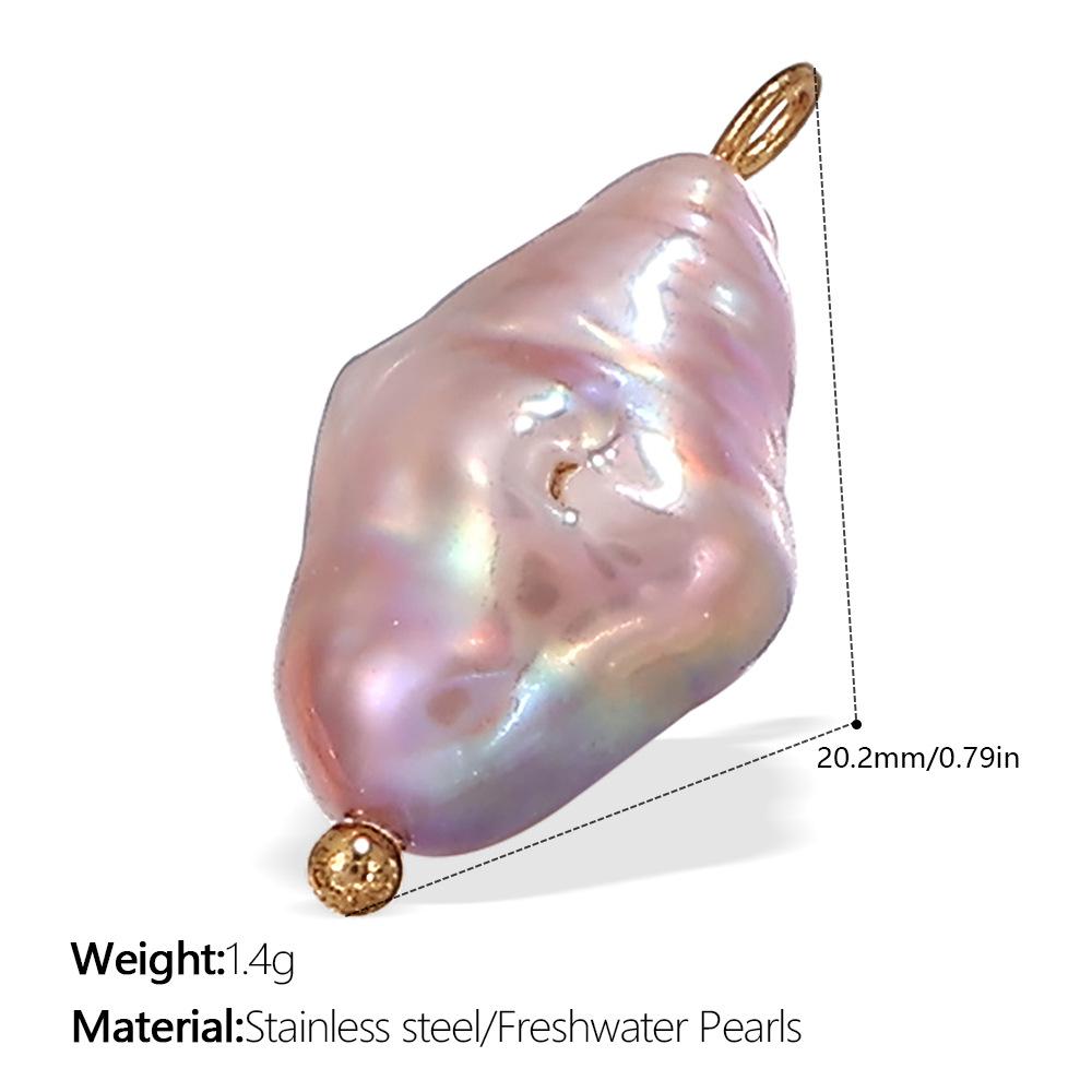 Xiaoqing Fresh Air Pendant Ocean Series Small Fish Sea Star-Shaped Ceramic Stainless Steel Gold-Plated Pendant Necklace