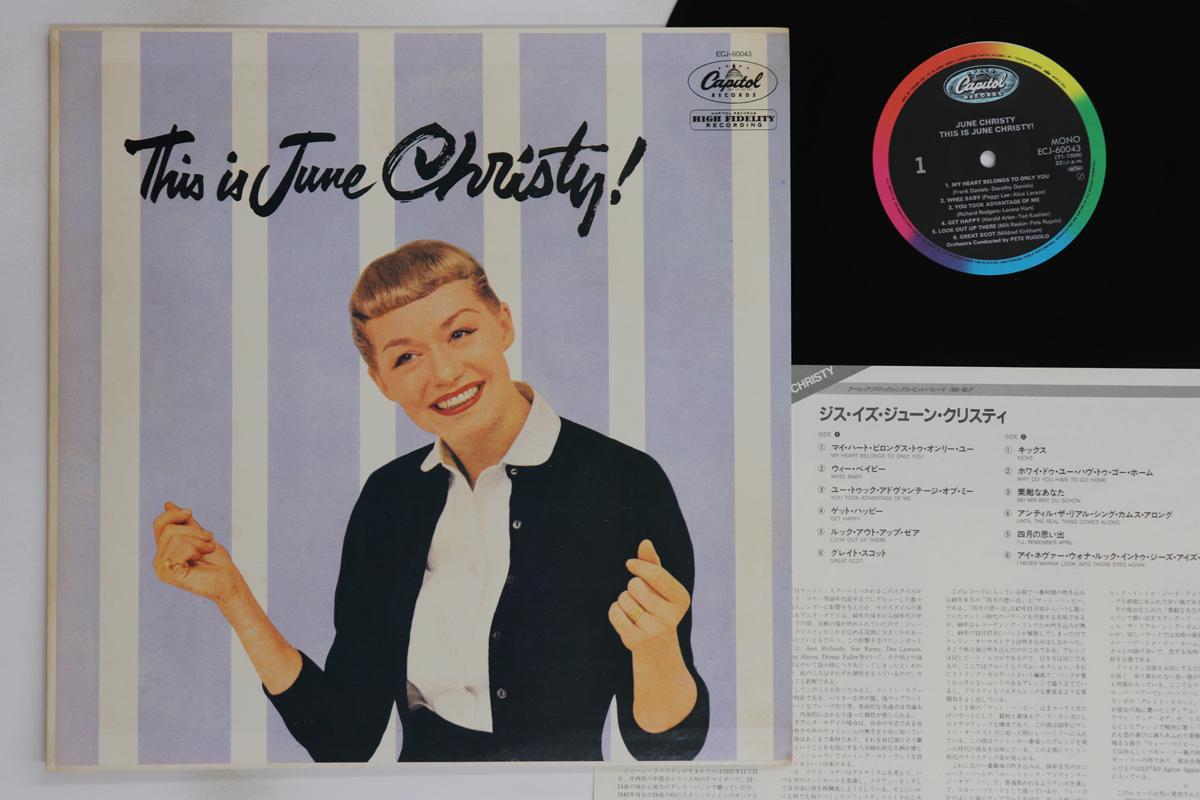 

LP Record JUNE CHRISTY - This Is June Christy! ECJ60043 CAPITOL Japan Jazz Used