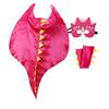 Hooded Cape Halloween Kids Costume Mask Dinosaur Costume Fancy Dragon Cloak  Kids