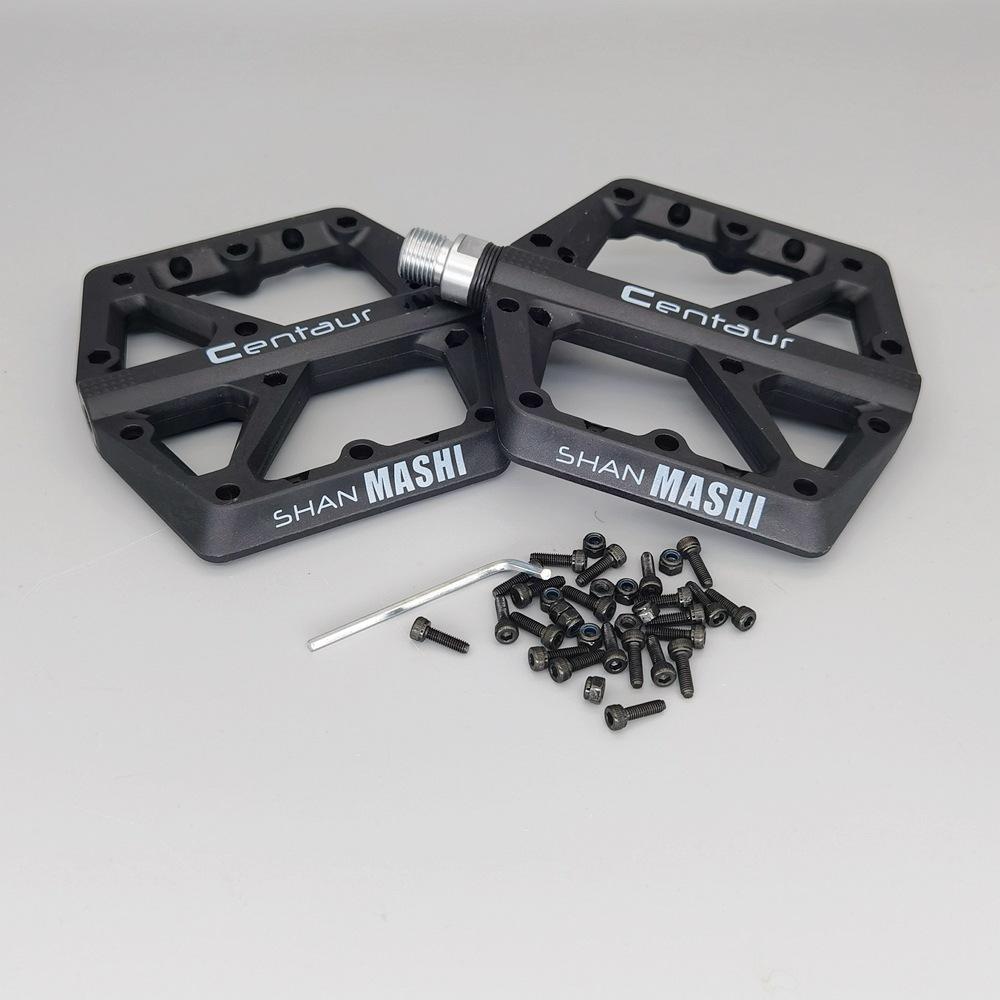 Bicycle bmx / Durable mtb bike pedals, Bicycle DH mountain bike pedals , 112*85mm Platform , Anti-slip nails Replaceable