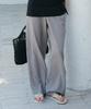 Onaenon String Wide Elastic Waist Pants New6Ml509