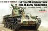 PLATZ/MONO Dragon 1/35 Scale Tanks of the World 7 WWII Type 97 Chi-Ha Early Model Plastic Model Kit MD007 (Tank)