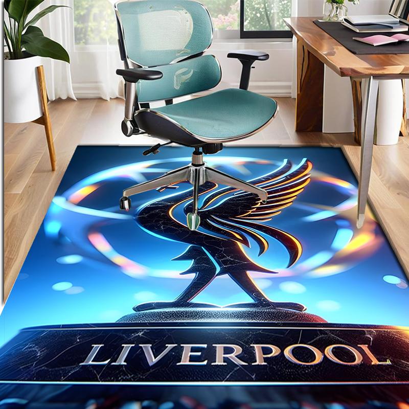 Liverpool F.C Pattern Rug, Indoor/Outdoor Mat, for Picnic, Gameroom, Bedroom, Office, Living Room, Home Decor Carpet, Birthday Gift