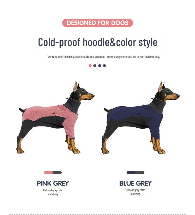 Winter Vierbeinige Hundekleidung: Kältefeste Baumwollbekleidung für mittelgroße und große Hunde