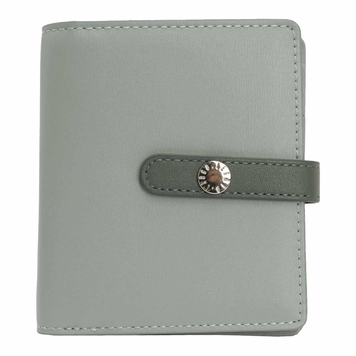 Slim [Legato Largo] Bi-fold Wallet, Wallet, Lusso, Men s & Women s, LJ-V0011 (Blue Gray)
