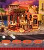 Rolife DIY Cheers Bar Miniature: Assembly Model House Gift for Girls