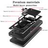 For Motorola Edge 60 Fusion 5G Case Slide Lens Camera Shockproof Armor Phone Case For Moto Edge60 Fusion Ring Holder Back Cover