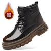 High Quality Men's Outdoor Casual Thick Soled High Top Shoes Fashionable Lace Up Men's Autumn and Winter Retro Workwear Boots