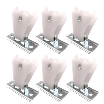 6Pcs Drapery Hardware Easy Installation Small Cord Pulleys for Roman and Pleated Shades Versatile Use with Multiple Cord