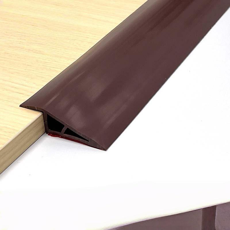 1pc Carpet To Tile Floor Transition Strip Wear-resistant Self Adhesive Edging Trim Strip Household Cuttable Threshold Cover Door