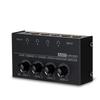 4 Channels HA400 Ultra-Compact Audio Amplifier 1 Input Mini Headphone Amplifier  Headset Amplifier