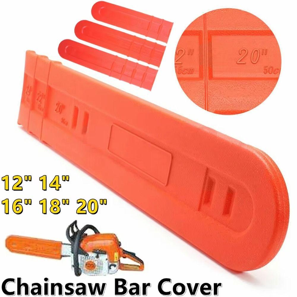 1Pcs 10-24inch Chain Saw Guide Cover Anti-scratch Plastic Chain Saw Bar Protector Plate Guard Cover for Outdoor Activities