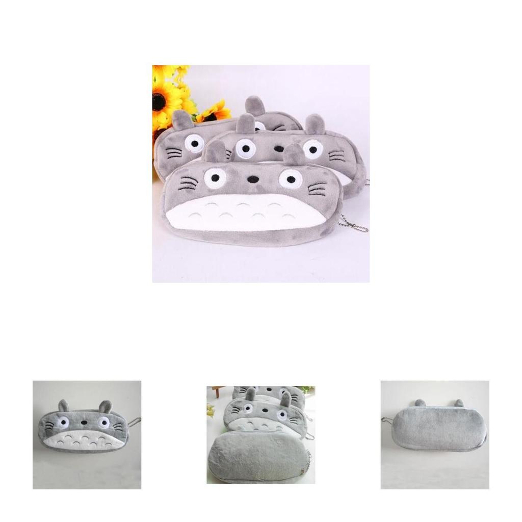 Versátil Peluche Totoro Dibujo Animado Estuche Ideal Para La Escuela Y El Uso Diario