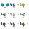 Vintage Retro Polarized Steam Punk Sunglasses Fashion Metal Round Mirrored Eyewear Men Circle Sun Glasses UV400