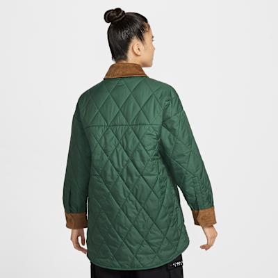 Jordan Jackets Women's Green Lapel Moderate Other