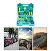 16Pcs Home Repair Tool Kit Portable Multipurpose Universal Auto Repair Tool Set Household Hand Kit with Toolbox