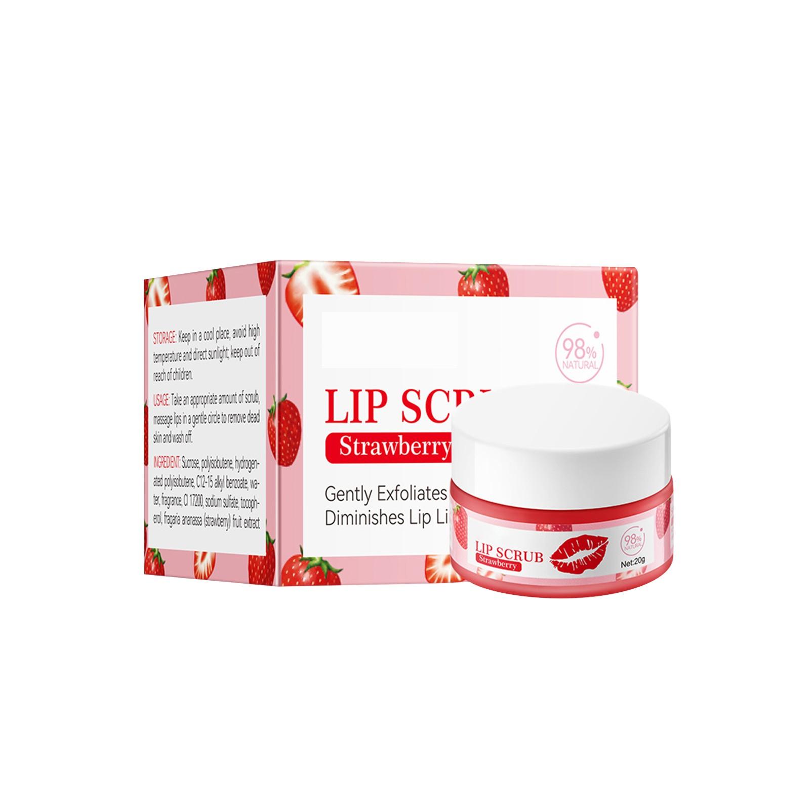 Lip Scrub 20g Orange Moisturizing Lip Gloss Lipstick And Winter One Size