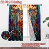 2D Flat Photography Backdrop Photography Backdrop Dragonflies Among Flowers 100% Polyester Festive Backdrops for Indoor