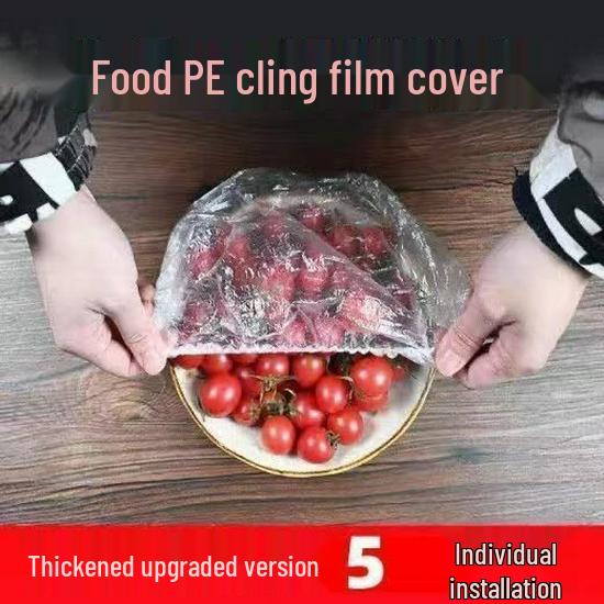

Одноразовые полиэтиленовые крышки-пленки для хранения продуктов в холодильнике, 100 штук