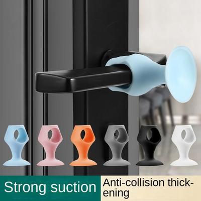 Silikon Tür Griff Crash Pad Saugnapf Türstopper Neue Saugnapf Tür Stopper Tür