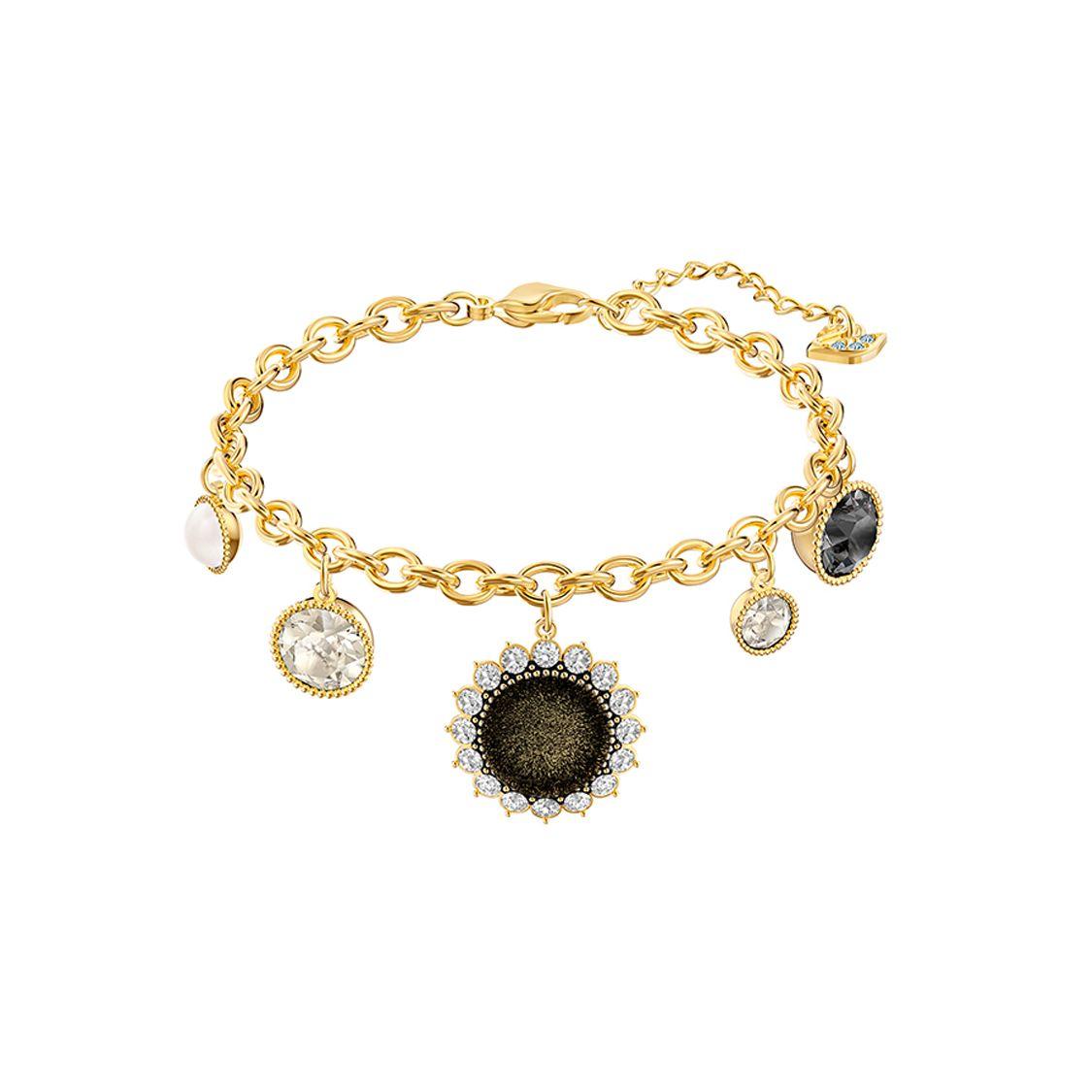 

Swarovski Millennium Vintage Elegant Fashion Bracelet Women jewelry Gold 5486998 Box (Random Color)