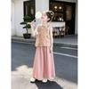 2026 Summer Girls' Hanfu Two-Piece: Ancient Style Vest & Skirt