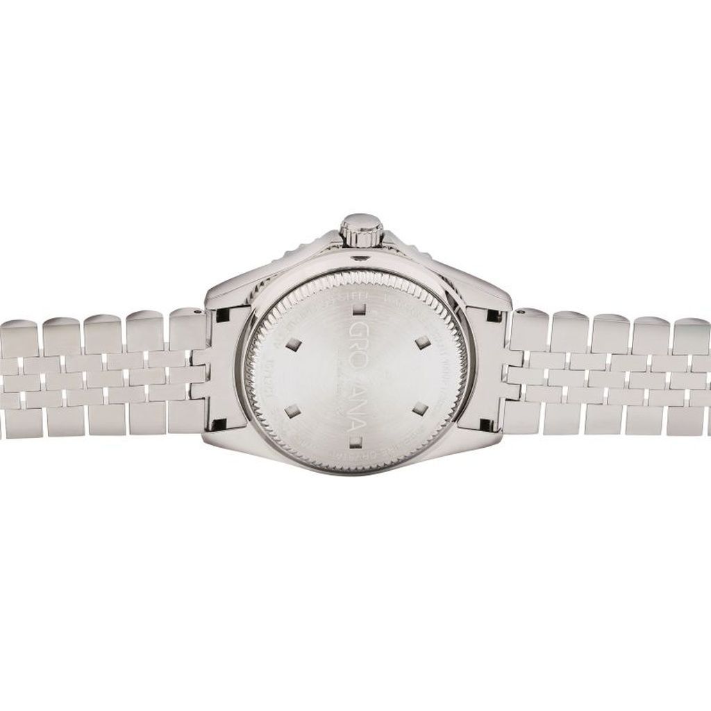 Grovana Key West Celebration Stainless Steel Ice Blue Dial Automatic Diver's 1571.2155 300M Men's Watch