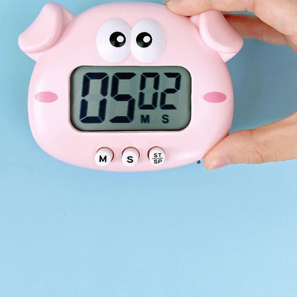 Réveil Timer   Horloge Numérique Minuteur de Cuisine Minuteurs de Cuisson pour Ménage Étudiants