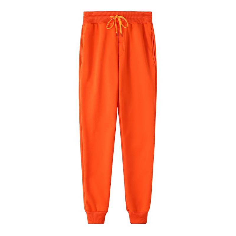 Men's Solid Color Sweatpants Joggers Autumn Winter Casual Loose Slacks Sports Streetwear Gym Sportswear