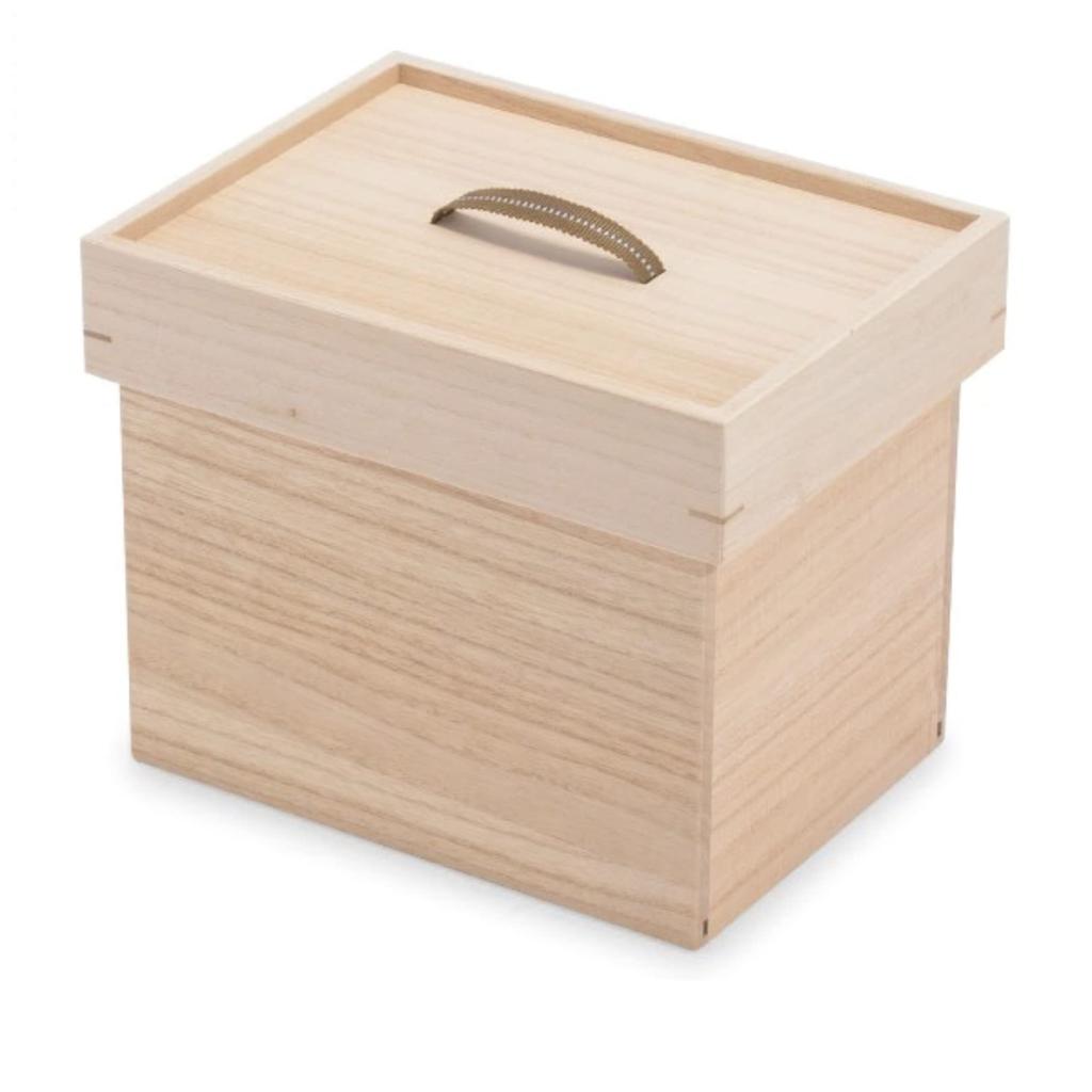 Masuda Kiribako Store Paulownia Bread Case Bread Case Bread Box Bread Storage Paulownia Box Food Stocker Rice Stocker Storage in Japan Wooden Rice