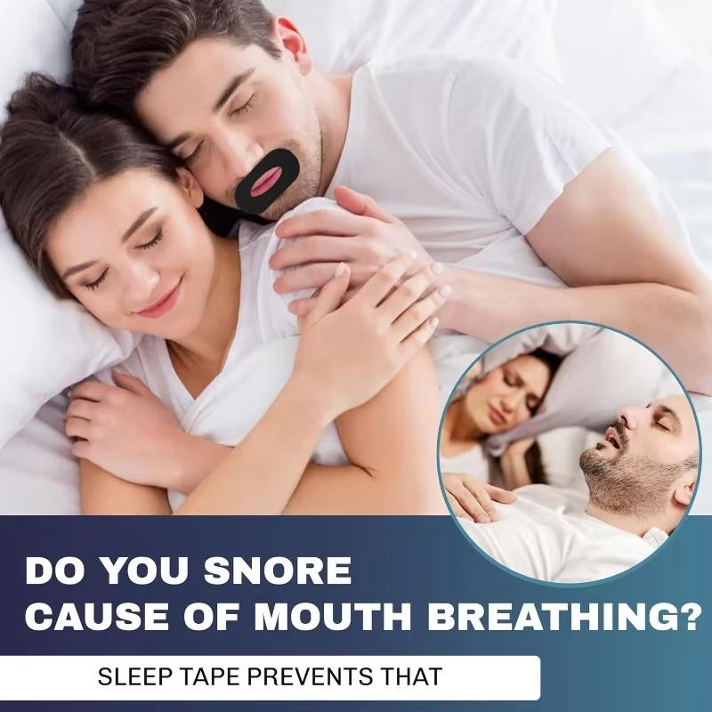 30/60Pcs Anti-Snoring Stickers For Children Adult Night Sleep Lip Nose Breathing Improving Patch Mouth Correction Sticker Tape