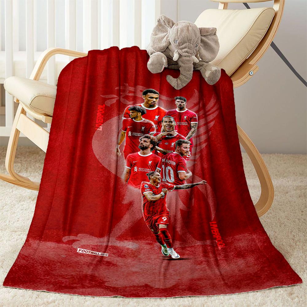 Liverpool Football Club Blanket Ultrasoft Suitable For Chair Picnics Office For All Occasions Modern Style Perfect Gift For Relatives And Friends