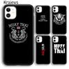 Muay Thai Kickboxing Fight Phone Case Cover For iPhone 17 Air 16 15 14 Plus 12 13 Pro Max Coque Fundas
