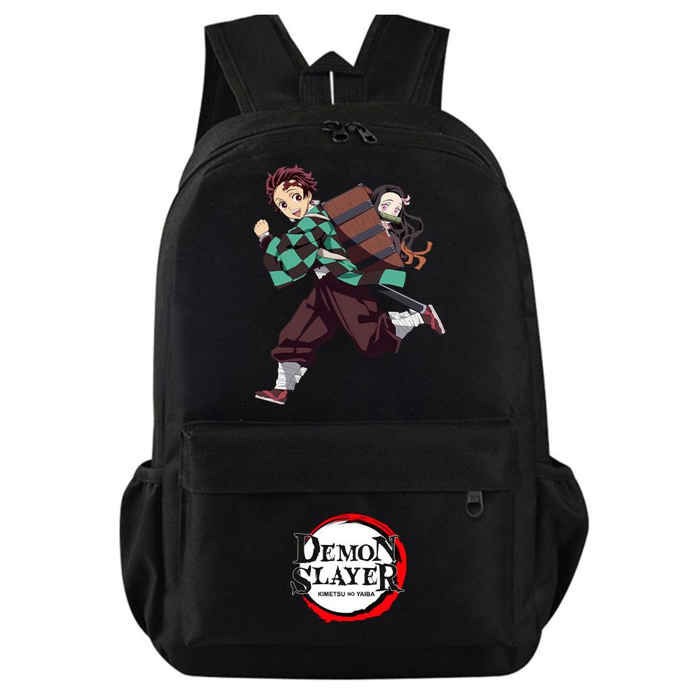 Anime Κινούμενο Σχέδιο Demon Slayer Εκτυπωμένο Σακίδιο Πλάτης Φοιτητική Πολύχρωμη Σχολική Τσάντα Μεγάλης Χωρητικότητας Αδιάβροχη Ταξιδιωτική Τσάντα Mochila Δώρο