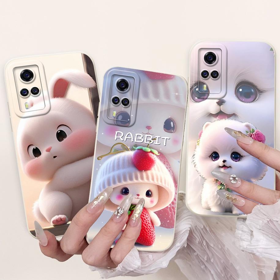 For Vivo Y51 2021 Case V2030 Cover Cute Fashion Space Cartoon Soft Silicone Matte Funda For Vivo Y31 2021 Y51A Y51s Y53s 4G Capa