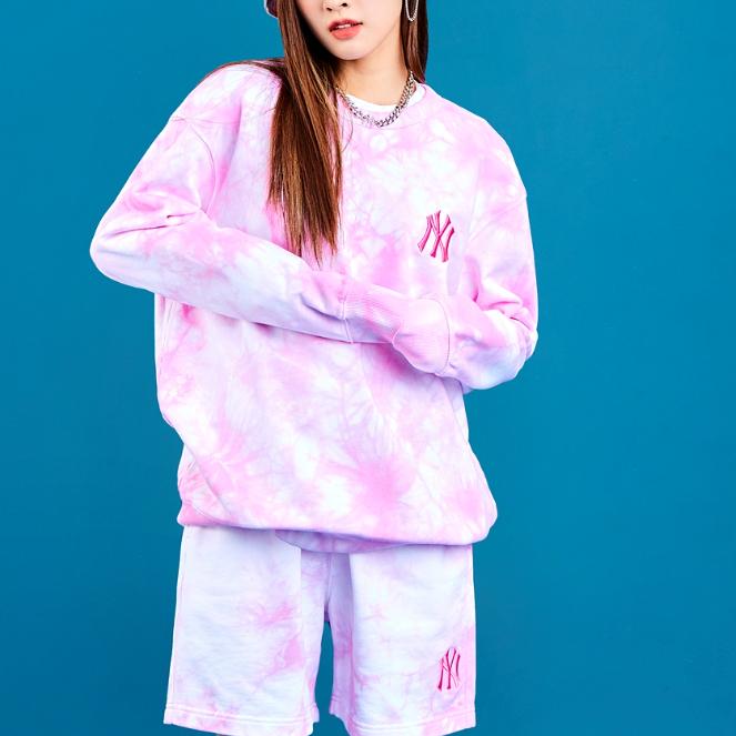 New MLB Sweatshirts Unisex Pink 3AMTS0221-50PKS