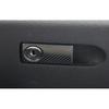 For Benz C-Class 2007-14 Carbon Fiber Steel Passenger Storage Box Handle Sticker