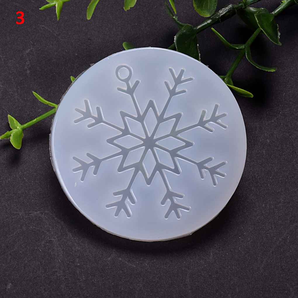 Snowflakes Cake Mould Chocolate Pudding Jelly Handmade Soap Mold Silicone Fondant Cake Cupcake Mold