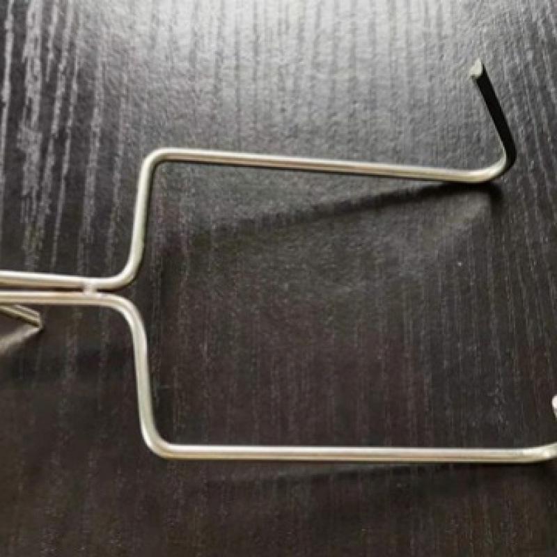 Stainless Steel Double Chicken Hook for Roast Duck & Pork Belly - Oven Accessories