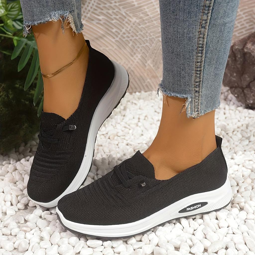 Damen-Schlupfschuhe, Bequeme Sommer-Freizeit-Strand-, Urlaubs- und Alltagsschuhe, Netz-Damen-Sneaker - Ein Geschenk, Damenschuhe
